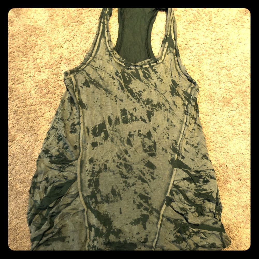 Ella Moss olive green tank medium